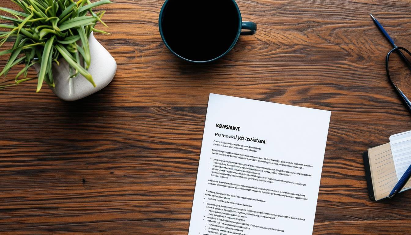 executive assistant job description template