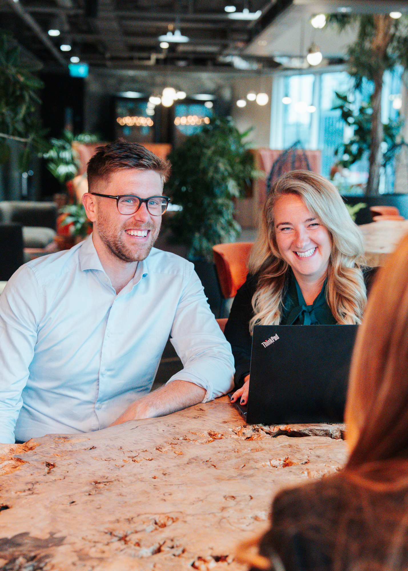 Matt Gregson, Managing Director of Lily Shippen Recruitment, and Emily Partridge, Managing Director of eavolve